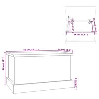 Opbergbox Sonoma Eiken 50x30x28 cm Bewerkt Hout 10