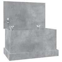 Opbergbox 50x30x28 cm bewerkt hout betongrijs 2