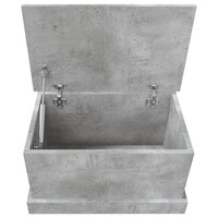 Opbergbox 50x30x28 cm bewerkt hout betongrijs 7