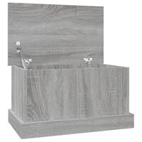 Opbergbox 50x30x28 cm bewerkt hout grijs sonoma eikenkleurig 2