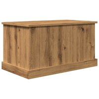 Opbergbox 70x40x38 cm bewerkt hout artisanaal eikenkleurig 2