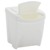 Vuilnisbakken 4 st stapelbaar 100 L polypropeen wit 6