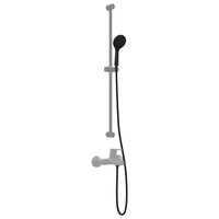 Doucheset Zwart 150 cm Roestvrij staal 3