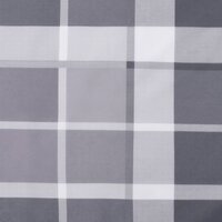 Tuinstoelkussens 4 st 50x50x4 cm oxford stof ruitpatroon grijs 7