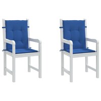 Tuinstoelkussens 2 st 100x50x3 cm oxford stof koningsblauw 8