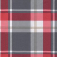 Tuinstoelkussens 2 st 100x50x3 cm oxford stof ruitpatroon rood 9
