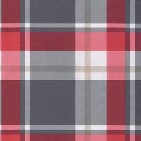 Tuinstoelkussens 4 st 100x50x3 cm oxford stof ruitpatroon rood 9