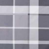 Tuinstoelkussens 4 st 100x50x3 cm oxford stof ruitpatroon grijs 9