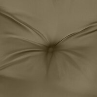 Stoelkussens 2 st hoge rug 120x50x7 cm stof gem&ecirc;leerd taupe 8