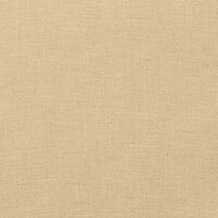 Stoelkussens 2 st lage rug 100x50x7 cm stof gem&ecirc;leerd beige 10