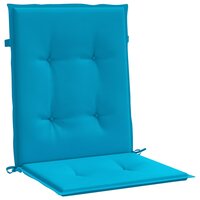 Tuinstoelkussens lage rug 4 st 100x50x3 cm oxford stof blauw 4