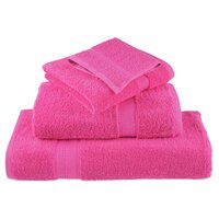 Handdoeken SOLUND 2 st 600 g/m&sup2; 100x200 cm roze 4