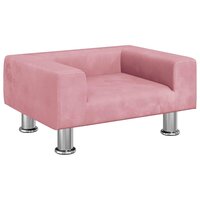 Hondenmand 50x40x26,5 cm fluweel roze 2