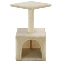 Kattenkrabpaal met sisal krabpaal 55 cm beige 3