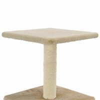 Kattenkrabpaal met sisal krabpaal 55 cm beige 5