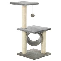 Kattenkrabpaal met sisal krabpalen 65 cm grijs  2