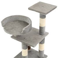 Kattenkrabpaal met sisal krabpalen 65 cm grijs  4