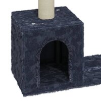 Kattenmeubel met sisal krabpalen 60 cm donkergrijs 5