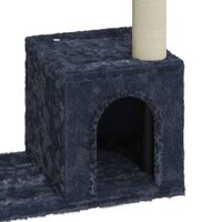 Kattenmeubel met sisal krabpalen 70 cm donkergrijs 5