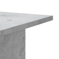 Plantenstandaards 2 st 30x30x40 cm bewerkt hout betongrijs 8