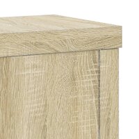 Plantenstandaards 2 st 10x10x18 cm bewerkt hout sonoma eiken 7