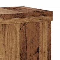 Plantenstandaards 2 st 15x15x20 cm bewerkt hout oud houtkleurig 7