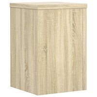 Plantenstandaards 2 st 20x20x30 cm bewerkt hout sonoma eiken 3