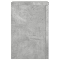 Plantenstandaards 2 st 20x20x30 cm bewerkt hout betongrijs 4