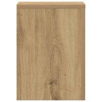 Plantenstandaards 2 st 25x25x35 cm hout artisanaal eiken 6