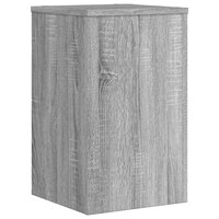 Plantenstandaards 2 st 30x30x50 cm bewerkt hout grijs sonoma 5