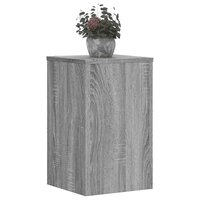 Plantenstandaards 2 st 30x30x50 cm bewerkt hout grijs sonoma 8