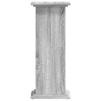Plantenstandaard 33x33x80 cm bewerkt hout grijs sonoma eiken 5