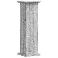 Plantenstandaard 33x33x100 cm bewerkt hout grijs sonoma eiken 2