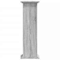Plantenstandaard 33x33x100 cm bewerkt hout grijs sonoma eiken 5
