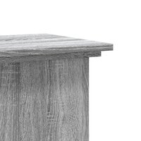 Plantenstandaard 33x33x100 cm bewerkt hout grijs sonoma eiken 6