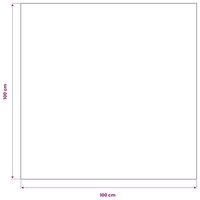 Tafelkleden wit 5 stuks 100 x 100 cm 4