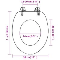 Toiletbril zeester MDF 8