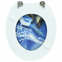 Toiletbril dolfijn MDF 6