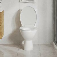 Toiletbril soft-close ovaal wit 3