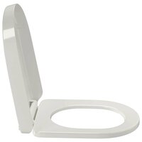 Toiletbril soft-close vierkant wit 6