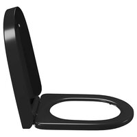 Toiletbril soft-close met quick-release ontwerp zwart 6