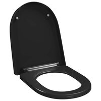 Toiletbril soft-close met quick-release ontwerp zwart 2