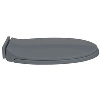 Toiletbril soft-close ovaal grijs 4