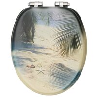 Toiletbril met soft-close deksel strand MDF 5