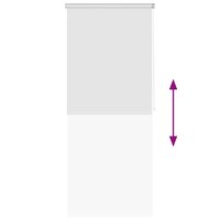 Rolgordijn voor douche 100x240 cm wit 5