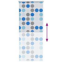 Rolgordijn voor douche 120x240 cm cirkel 5