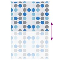  Rolgordijn voor douche cirkel 140x240 cm 5