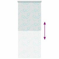 Rolgordijn voor douche 80x240 cm bubbel 5