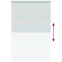 Rolgordijn voor douche 160x240 cm bubbel 5