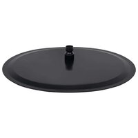 Regendouchekop rond 40 cm roestvrij staal zwart 4